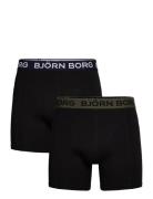 Björn Borg Cotton Stretch Boxer 2P Svart