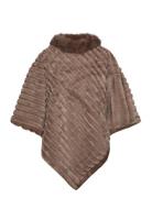FREE/QUENT Cape From Freequent In A Soft Material That Combines Two Ty...