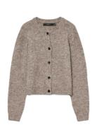 Vero Moda Vmnovah Ls O-Neck Button Cardi Ga Noos Beige