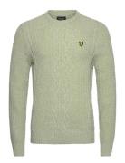 Lyle & Scott Ribbed Cable Knit Jumper Grön