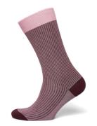 Copenhagen Studios Cph Socks 8 Cotton Blend Burgundy Rosa