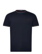 Fred Perry Twin Tipped T-Shirt Marinblå