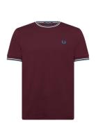 Fred Perry Twin Tipped T-Shirt Röd