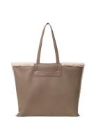 DAY ET Day Faux Shearling Bag Beige