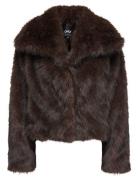 ONLY Onldawn Life Faux Fur Jacket Cc Otw Brun