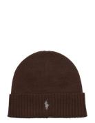 Polo Ralph Lauren Signature Pony Wool Beanie Brun