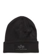 Alpha Industries Velcro Beanie Svart