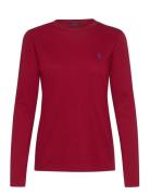 Polo Ralph Lauren Long-Sleeve Jersey Crewneck Tee Röd