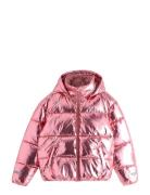 Lindex Vattert Jakke Rosa