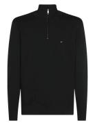 Tommy Hilfiger Essential Fleece 1/4 Zip Svart