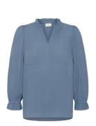Kaffe Kaliv Amber Blouse Blå