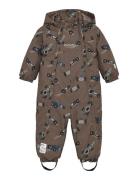 Minymo Snow Suit Aop Brun