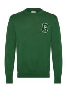 GANT Small Graphic Badge C-Neck Grön