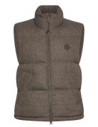 GANT Wool Padded Vest Brun