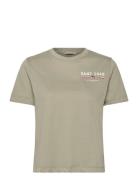GANT Reg Graphic Ss T-Shirt Khaki Green