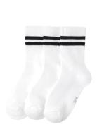 Lindex Socks 3 Pack Bb Sporty W Strip Vit