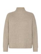 Calvin Klein Woolen Stitch T-Neck Beige