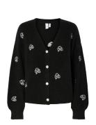 YAS Yasfleur Ls Knit Cardigan S. Noos Svart