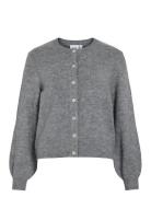 Vila Vigladys O-Neck L/S Knit Cardigan/Tes Grå