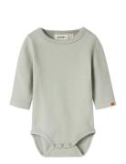 Lil'Atelier Nbmthoro Leo Ls Slim Body Lil Grön