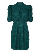 YAS Yasilza 2/4 Sequin Dress - Show Grön