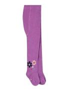 Boboli Thick Tights Floral Lila