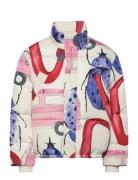 STINE GOYA 2424 Printed Tech, Long Sleeve Puff Kräm