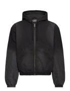 Weekday Hooded Bomber Jacket Svart
