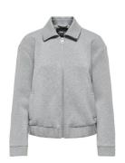 ONLY Onljudith Life Short Scuba Jacket Otw Grå