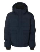 Selected Slhanders Puffer #S Marinblå