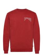 Scotch & Soda Left Chest Logo Sweatshirt Röd