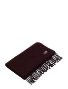 Lexington Clothing Recycled Wool Blend Scarf Burgundy