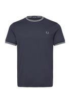 Fred Perry Twin Tipped T-Shirt Marinblå