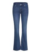 Bubbleroom Low Embroidery Pocket Jeans Blå