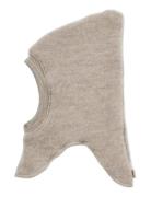 Wheat Wool Fleece Balaclava Eli Grå