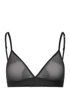 Organic Basics Mesh Triangle Bralette Svart