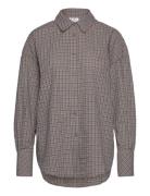 Coster Copenhagen Cc Heart Gemma Check Loose Shirt Brun