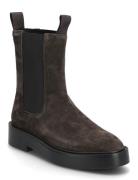 Calvin Klein Convave Welt Chesea Suede Brun
