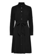 Lauren Ralph Lauren Triple Ggt-R-Ls Shirtdress Svart