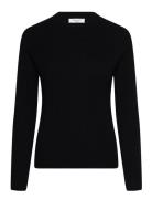 Rosemunde Rwdarcy Ls Pointelle Crew Knit Svart