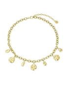 Bud To Rose Kaia Charm Necklace Gold Guld
