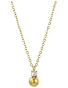 Bud To Rose Stella Bead Necklace Gold Guld