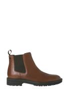 Jack & J S Jfwhoskins Leather Chelsea Sn Brun
