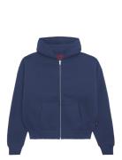 Prohibited Over D Zip-Hoodie Marinblå