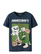 Name It Nkmsaba Minecraft Ss Nreg Top Bfu Marinblå