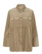 Culture Cubaela Klay Shirt Jacket Beige