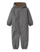 Lil'Atelier Nmmlasnow10 Snowsuit Fo Lil Grå
