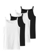 Name It Nkfstrap Top 4P Solid Noos Svart