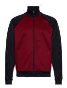 Fred Perry Contrast Sleeve Trk Jkt Burgundy
