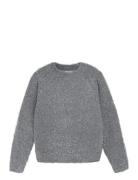 Creamie Pullover Knit Glitter Grå